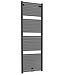 Elara Handdoekradiator 181x60cm mat zwart 1067 Watt  - 41.3581