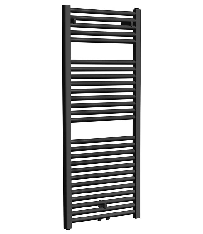 Elara Handdoekradiator 118x45cm mat zwart 538 Watt - 41.3585