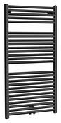 Wiesbaden Elara Handdoekradiator 118x60cm mat zwart 700 Watt - 41.3580