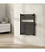 Elara Handdoekradiator 76,6x60cm mat zwart 463 Watt - 41.3582