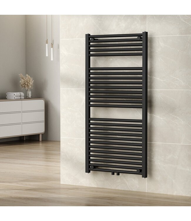 Elara Handdoekradiator 118x60cm Antraciet 700 Watt - 41.3541