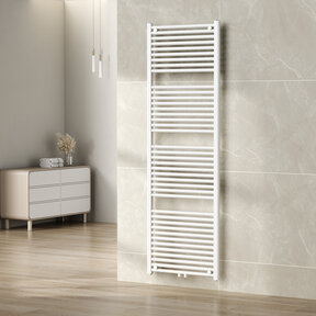 Wiesbaden Elara Handdoekradiator 181x60cm Wit 1067 Watt - 41.3512