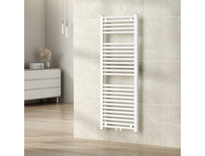 Wiesbaden Elara Handdoekradiator 118x45cm Wit 538 Watt - 41.3518