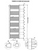 Wiesbaden Wiesbaden Tower Handdoekradiator 182x60cm Mat Zwart 1098 Watt - 41.3576
