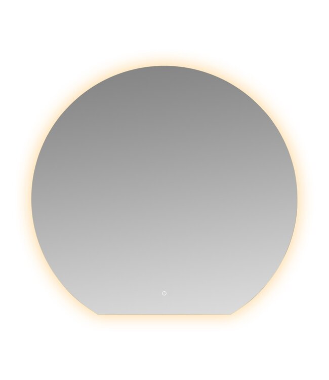 Wiesbaden halfronde badkamerspiegel Tramonto 120cm Dimbaar Led met Spiegelverwarming - 38.4103