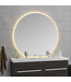 Wiesbaden halfronde badkamerspiegel Tramonto 120cm Dimbaar Led met Spiegelverwarming - 38.4103