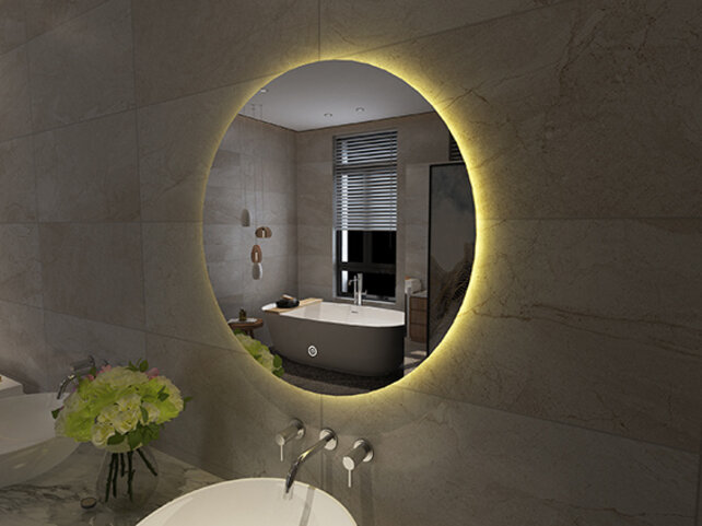 Wiesbaden Ronde badkamerspiegel Giro 80cm Dimbaar Led - 38.4401 Wiesbaden Ronde badkamerspiegel Giro 80cm Dimbaar Led - 38.4401