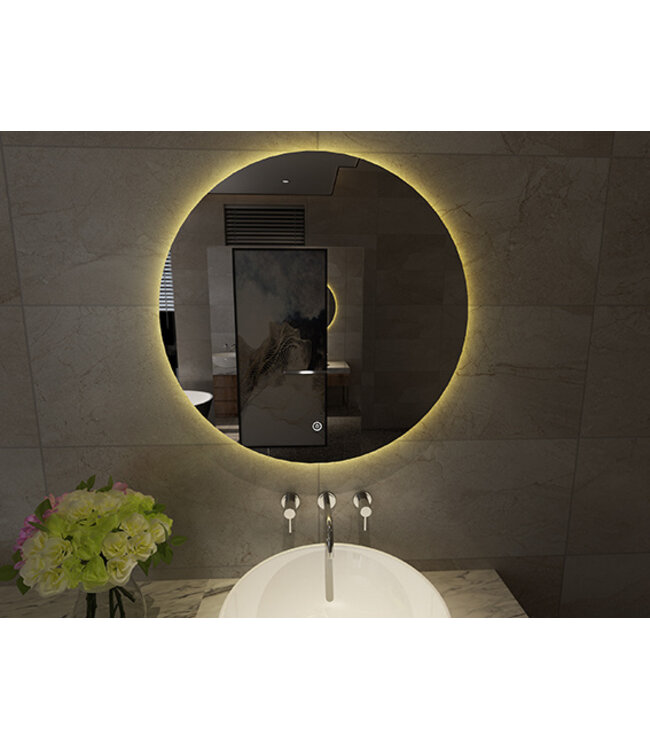 Wiesbaden Ronde badkamerspiegel Giro 100cm Dimbaar Led - 38.4402