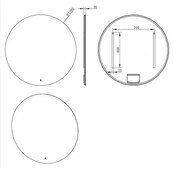 Wiesbaden Ronde badkamerspiegel Giro 120cm Dimbaar Led - 38.4403 Wiesbaden Ronde badkamerspiegel Giro 120cm Dimbaar Led - 38.4403
