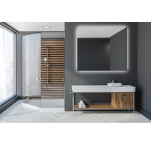 Gliss Backlight Badkamerspiegel 120x70cm - Dimbaar Led-verlichting - anti-condens - 6L120V2