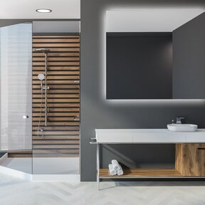 Gliss Backlight Badkamerspiegel 150x70cm - Dimbaar Led-verlichting - anti-condens - 6L150V2