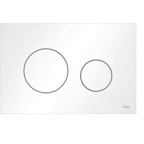 Tece Loop Bedieningspaneel Glans Wit Ronde drukknoppen - 9240920
