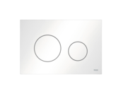 Tece Loop Bedieningspaneel Mat Wit Ronde drukknoppen - 9240926
