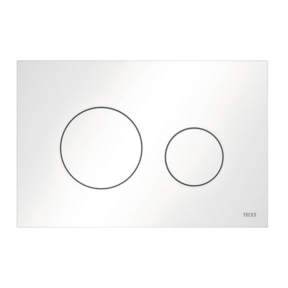 Tece Loop Bedieningspaneel Mat Wit Ronde drukknoppen - 9240926