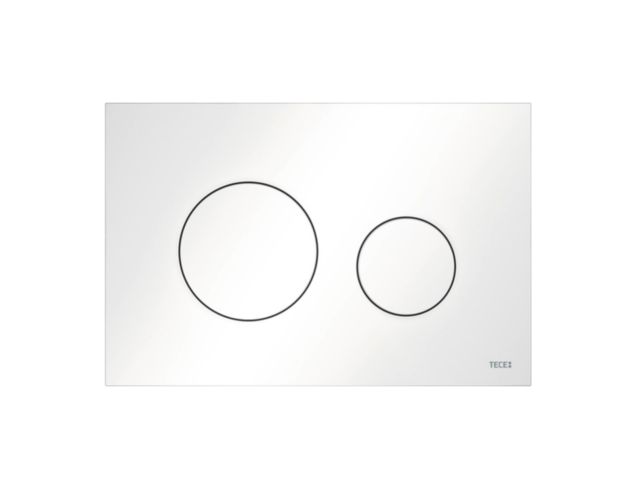Tece Loop Bedieningspaneel Mat Wit Ronde drukknoppen - 9240926
