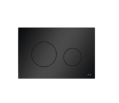 Tece Loop Bedieningspaneel Mat Zwart Ronde drukknoppen - 9240925
