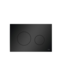 Tece Loop Bedieningspaneel Mat Zwart Ronde drukknoppen - 9240925