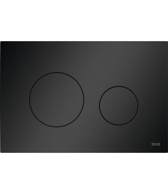 Tece Loop Bedieningspaneel Mat Zwart Ronde drukknoppen - 9240925