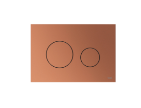 Tece Loop Bedieningspaneel Geborsteld rood Brons Ronde drukknoppen - 9240937