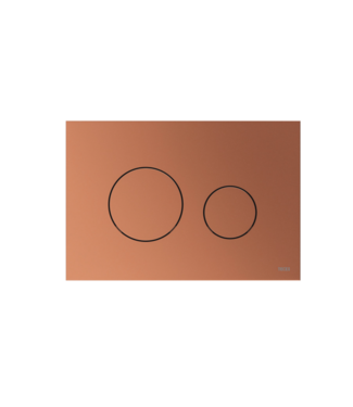 TECE Tece Loop Bedieningspaneel Geborsteld rood Brons Ronde drukknoppen - 9240937
