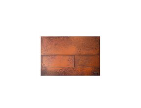 Tece Bedieningspaneel Square II Metaal Geroest Staal - 9240845