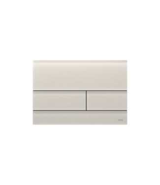 TECE Tece Bedieningspaneel Square II Glas Gesatineerd Zandbeige Dualflush - 9240827