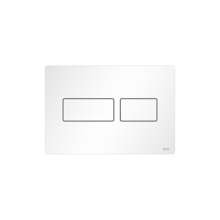 Bedieningspaneel Tece Solid Metaal - Mat Wit - Dualflush - 9240433