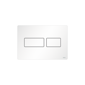 Bedieningspaneel Tece Solid Metaal - Mat Wit - Dualflush - 9240433