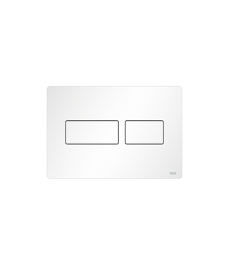 TECE Bedieningspaneel Tece Solid Metaal - Mat Wit - Dualflush - 9240433