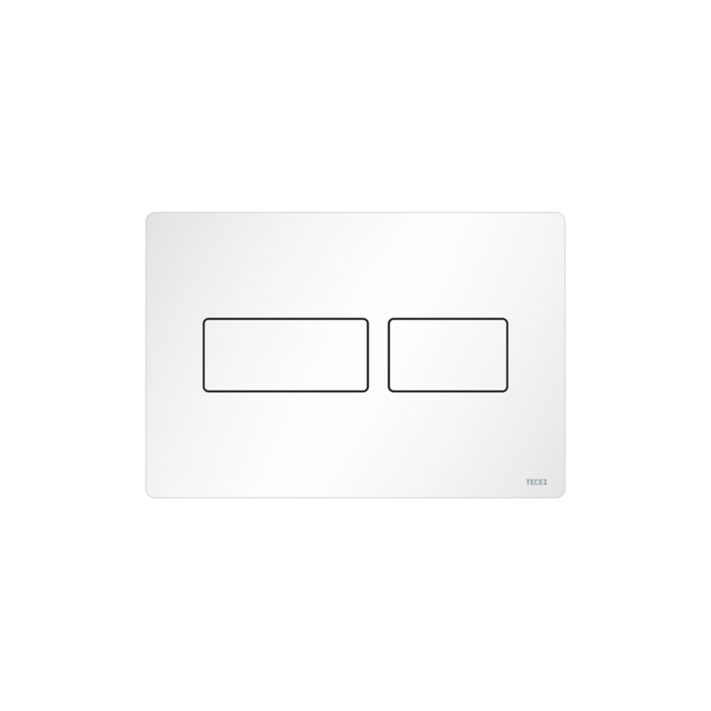 Bedieningspaneel Tece Solid Metaal - Mat Wit - Dualflush - 9240433 Bedieningspaneel Tece Solid Metaal - Mat Wit - Dualflush - 9240433