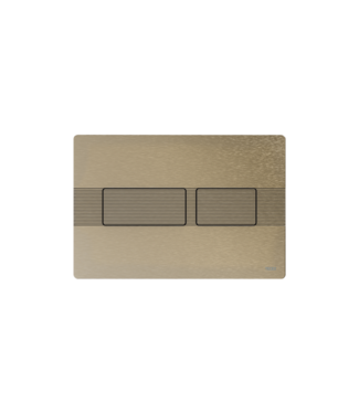 TECE Bedieningspaneel Tece Solid Metaal - Geborsteld Nikkel - Dualflush - 9240437