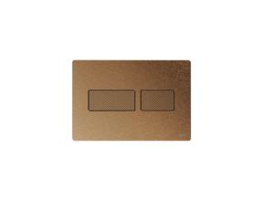 Bedieningspaneel Tece Solid Metaal - Geborsteld Brons - Dualflush - 9240435
