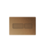 Bedieningspaneel Tece Solid Metaal - Geborsteld Brons - Dualflush - 9240435