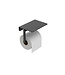 Wiesbaden Wiesbaden Toiletrolhouder met planchet Alonzo Mat Zwart - 28.7061