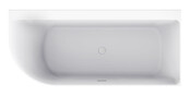 Wiesbaden Zenn Half vrijstaand hoekbad Rechts 180x80cm mat wit met waste mat wit Acryl - 21.3674 Wiesbaden Zenn Half vrijstaand hoekbad Rechts 180x80cm mat wit met waste mat wit Acryl - 21.3674