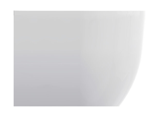 Wiesbaden Zenn Half vrijstaand bad 180x80cm Mat Wit met waste wit Acryl - 21.3672