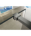 Wiesbaden Inloopdouche profielset Slim Geborsteld Staal - Muurprofiel + Stabilisatiestang - 20.3466