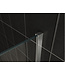 Wiesbaden Wiesbaden Inloopdouche profielset Slim Geborsteld Staal - Muurprofiel + Stabilisatiestang - 20.3466