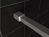 Wiesbaden Inloopdouche profielset Slim Chroom - Muurprofiel + Stabilisatiestang - 20.3465