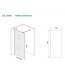 Wiesbaden Inloopdouche Douchewand Slim Rookglas 160cm - 8mm veiligheidsglas met antikalk - 20.3469