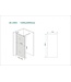 Wiesbaden Inloopdouche Douchewand Slim Rookglas 120cm - 8mm veiligheidsglas met antikalk - 20.3483
