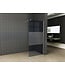 Wiesbaden Wiesbaden Inloopdouche Douchewand Slim Rookglas met melkglas 120cm - 8mm veiligheidsglas met antikalk - 20.3514
