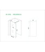 Wiesbaden Wiesbaden Inloopdouche Douchewand Slim Helder glas 70cm - 8mm veiligheidsglas met antikalk - 20.3452