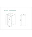 Wiesbaden Inloopdouche Douchewand Slim Helder glas 105cm - 8mm veiligheidsglas met antikalk - 20.3473