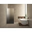 Wiesbaden Inloopdouche Douchewand Slim spiegelrook naar helder glas 90cm - 8mm veiligheidsglas met antikalk - 20.3590