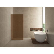 Inloopdouche Douchewand Slim warm koper glas 90cm - 8mm veiligheidsglas met antikalk -  20.3516