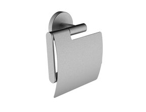 Wc rolhouder met klep Wiesbaden Alonzo Geborsteld RVS - 28.8032