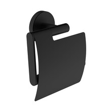 Wc rolhouder met klep Wiesbaden Alonzo Mat Zwart - 28.8031