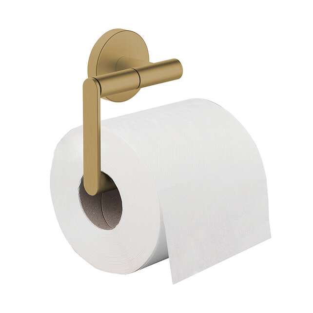 Wc rolhouder Wiesbaden Alonzo Geborsteld Messing - 28.8023 Wc rolhouder Wiesbaden Alonzo Geborsteld Messing - 28.8023