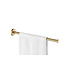Handdoekenrek 1-armig Wiesbaden Alonzo Geborsteld Messing - 28.8083